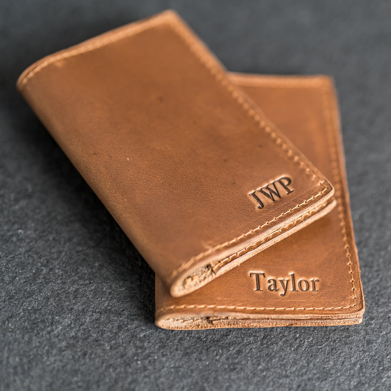 Personalized Leather Passport Cover