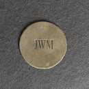 Personalized Leather Coasters -  Individual or Set of 4