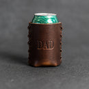 Personalized Leather Can Holder Drink Sleeve