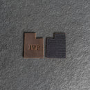 Personalized Utah Shape Leather Patches with Optional Hook and Loop Fastene