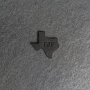 Personalized Texas Shape Leather Patches with Optional Hook and Loop Fastener