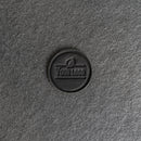 Your Logo Circle Leather Patch with Optional Hook Side Fastener Added