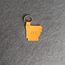 Arkansas Keychain | Personalized Premium Leather Keychain