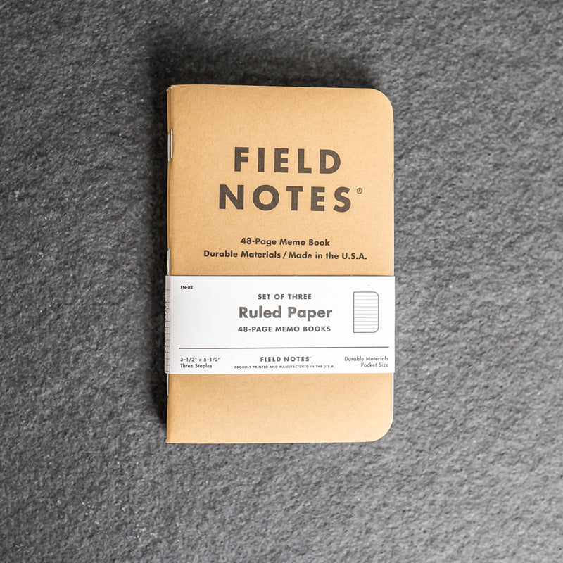 Field Notes Paper Size Buy Field Notes Refills for Leather Covers – Ox & Pine
