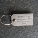Education is the key Backpack Luggage Tag | Back to School
