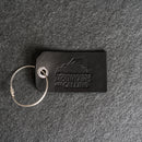 The Mountains Are Calling Leather Luggage Tag