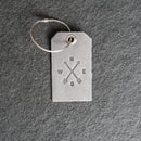 Compass Rose Luggage Tag