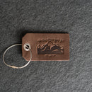 Oh the Places You'll Go Leather Luggage Tag