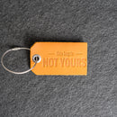 This Bag is Not Yours Leather Luggage Tag