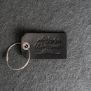 Darling Let's Be Adventurous Leather Luggage Tag