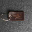 Darling Let's Be Adventurous Leather Luggage Tag