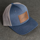 Leather Patch Performance Style Trucker Hat - New York Stamp