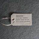 Education is Powerful Backpack Luggage Tag | Back to School