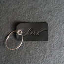 His or Hers Stamped Leather Luggage Tag (sold individually)
