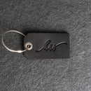 His or Hers Stamped Leather Luggage Tag (sold individually)