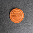 Use a Coaster Leather Coasters - 4" Round - Sold individually or as a Set of 4