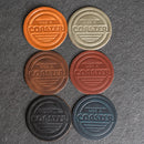 Use a Coaster Leather Coasters - 4" Round - Sold individually or as a Set of 4