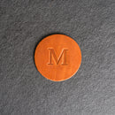Personalized Leather Coasters -  Individual or Set of 4