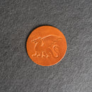 Dragon Symbol Leather Coasters - Individual or Set of 4