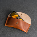 Personalized Leather Sunglasses Case