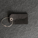 Bride or Groom Stamped Leather Luggage Tag