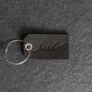 Bride or Groom Stamped Leather Luggage Tag