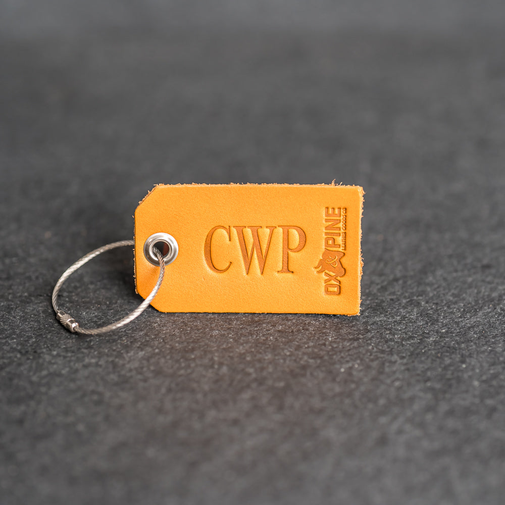 Personalized Leather Luggage Tag - Limit 1 Free Luggage Tag Per