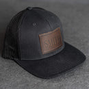 Personalized Leather Patch Trucker Style Hats