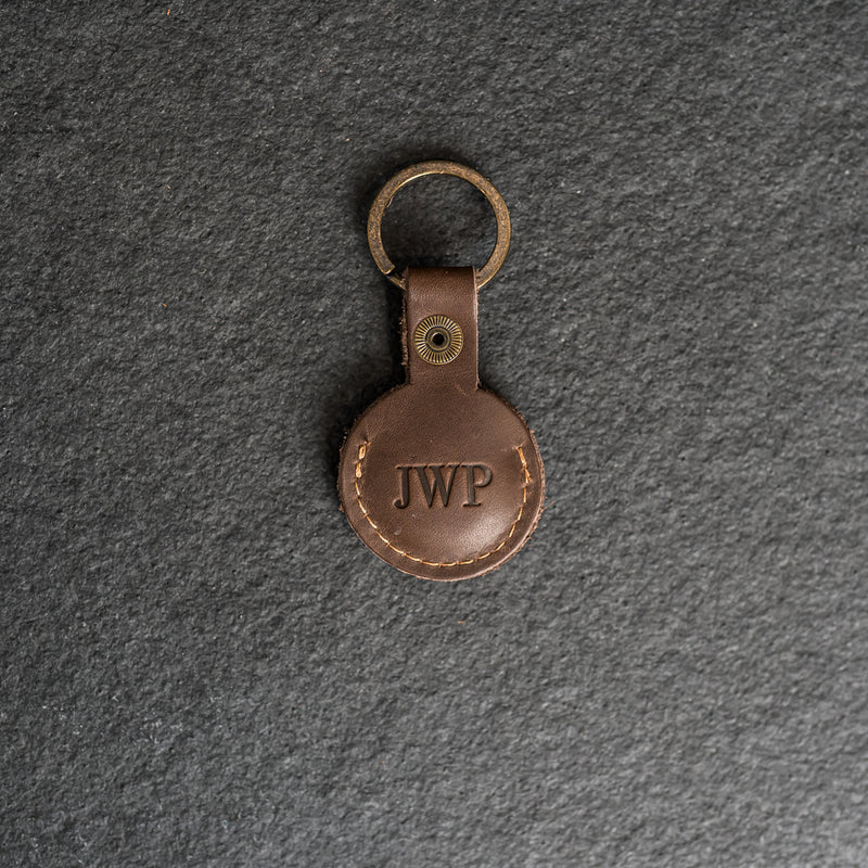 AirTag Keychain | Personalized Premium Leather Keychain AirTag Holder