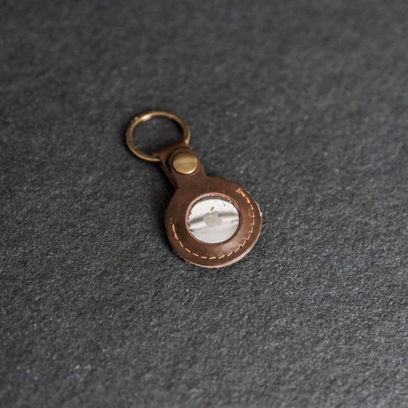 AirTag Keychain | Personalized Premium Leather Keychain AirTag Holder