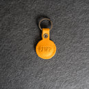AirTag Keychain | Personalized Premium Leather Keychain AirTag Holder