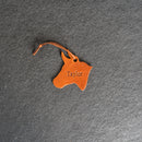 Personalized Leather Christmas Ornament - Ox Shape | Stocking Tags