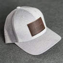 Personalized Leather Patch Performance Style Trucker Hat