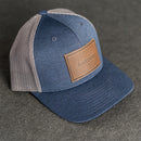 Personalized Leather Patch Performance Style Trucker Hat