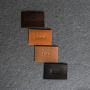 Personalized Leather Valet Tray - Square