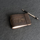 What I Love About Mom Leather Book