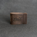 What I Love About Dad Leather Book