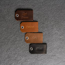 Leather Dice Tray with Design Stamp Options - Hexagon Shape