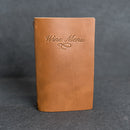 Leather Menu Cover with Elastic Band - Soft Cover