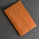Leather Menu Cover with Elastic Band - Soft Cover