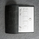 Leather Menu Cover with Chicago Screws - Soft Cover