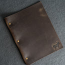 Leather Menu Cover with Chicago Screws - Soft Cover