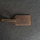 Personalized Leather Luggage Tags with Address Card Insert
