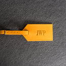 Personalized Leather Luggage Tags with Address Card Insert