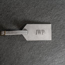 Personalized Leather Luggage Tags with Address Card Insert