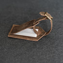 Personalized Leather Luggage Tags with Address Card Insert