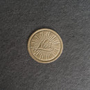 Noel Leather Coasters - 4" Round or Square - Sold individually or as a Set of 4