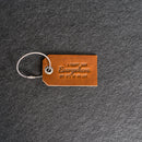I haven't been everywhere Leather Luggage Tag