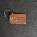 I haven't been everywhere Leather Luggage Tag