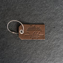 Wild Leather Luggage Tag